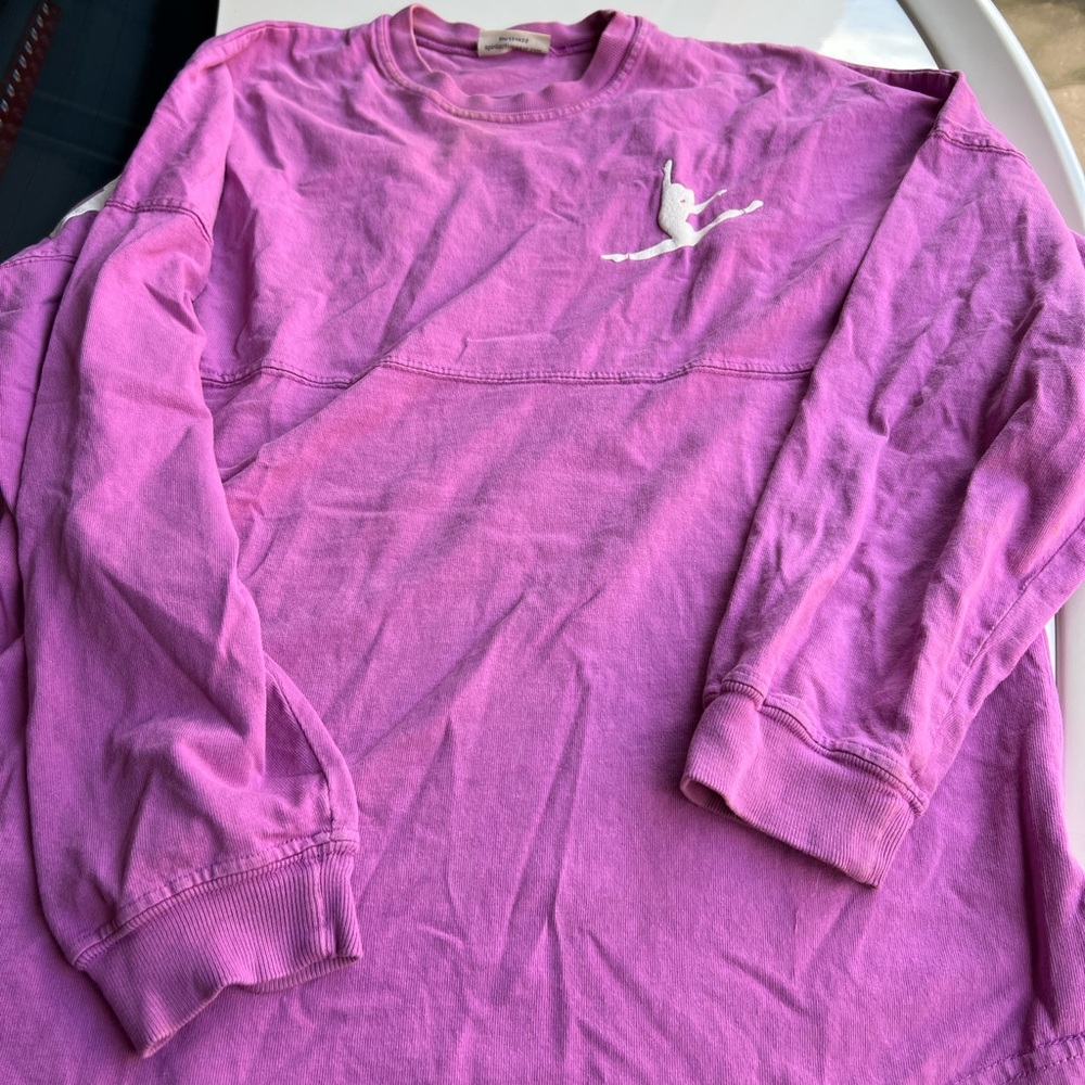 long sleeve magenta atlatic top